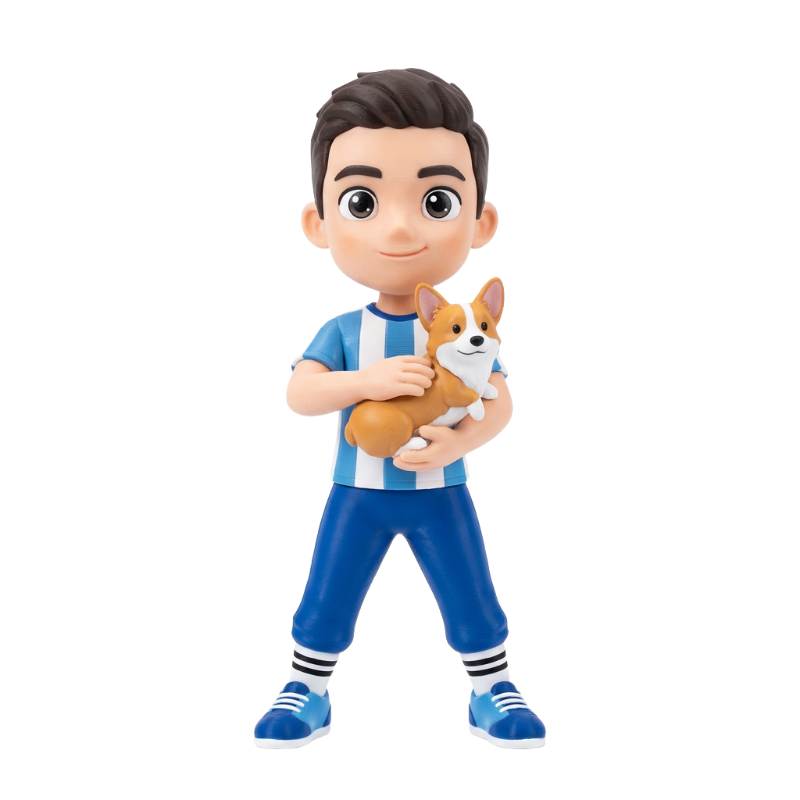 Estatuilla personalizada de fotos de personas y mascotas