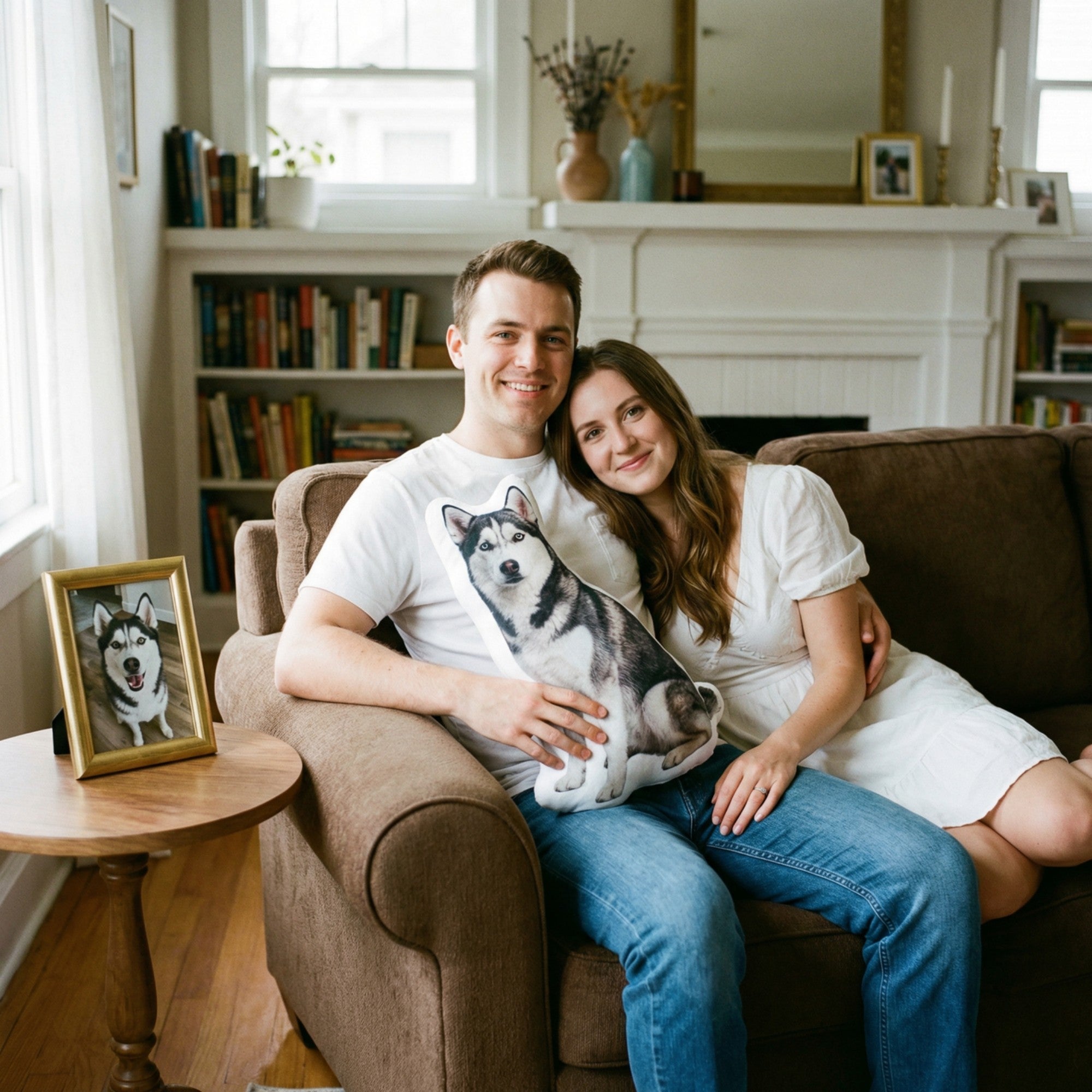 Personalized Custom Printed Photo Throw Pillow Home Sofa Decor