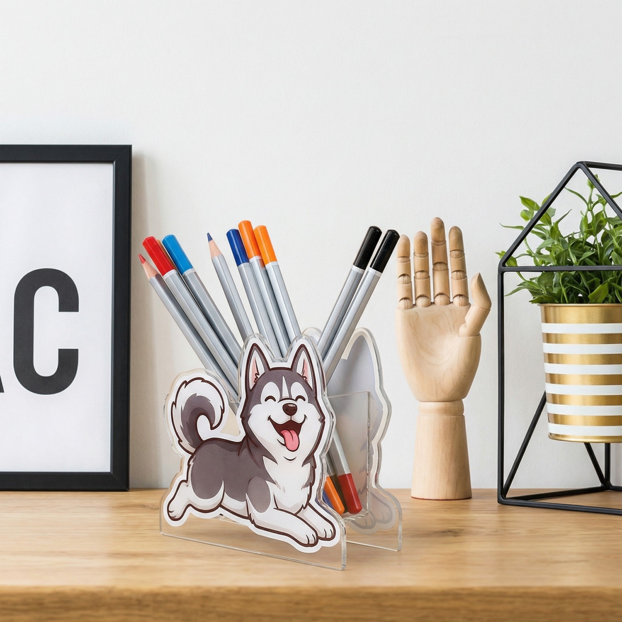 Portalápices con foto personalizada
