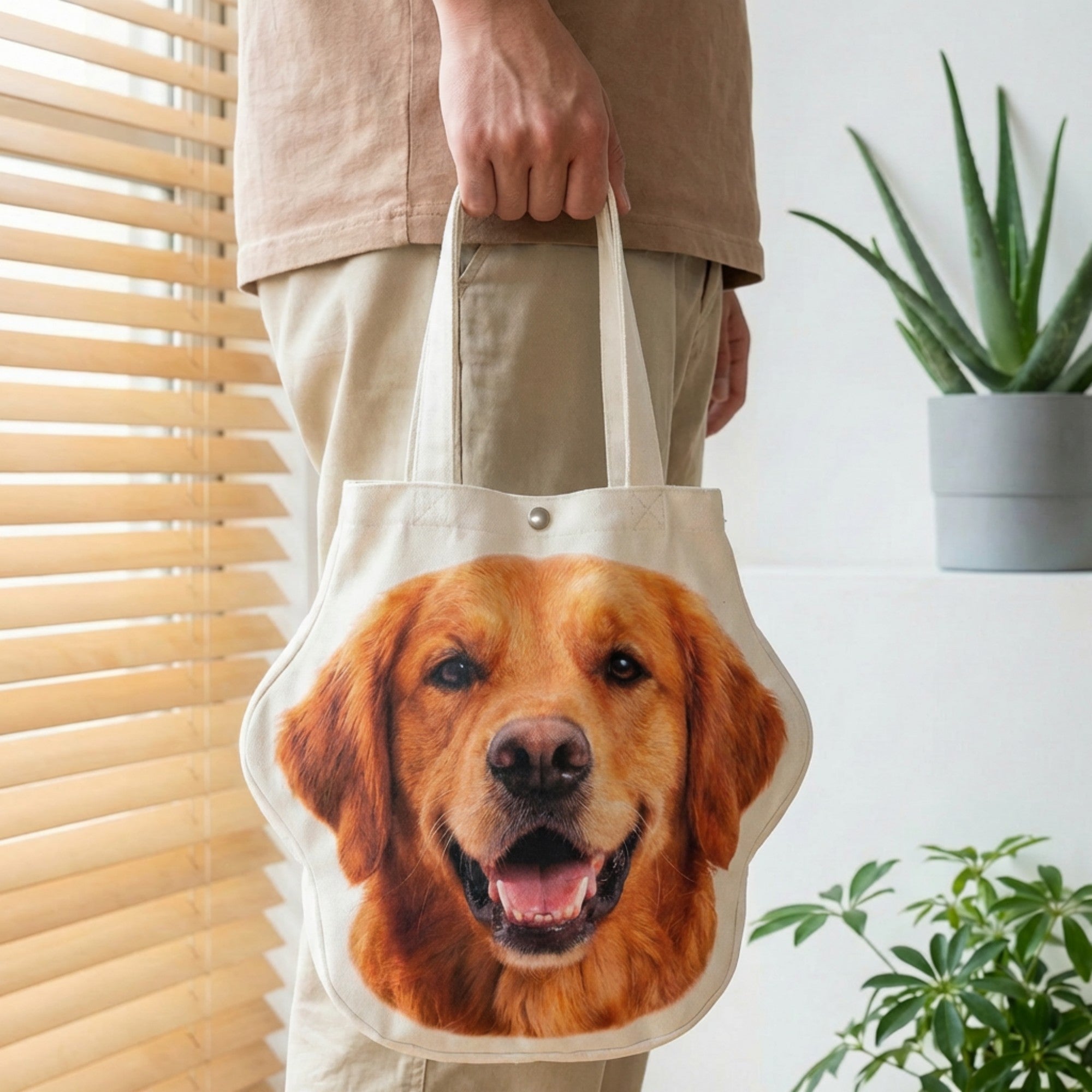 Bolso tote personalizado con foto