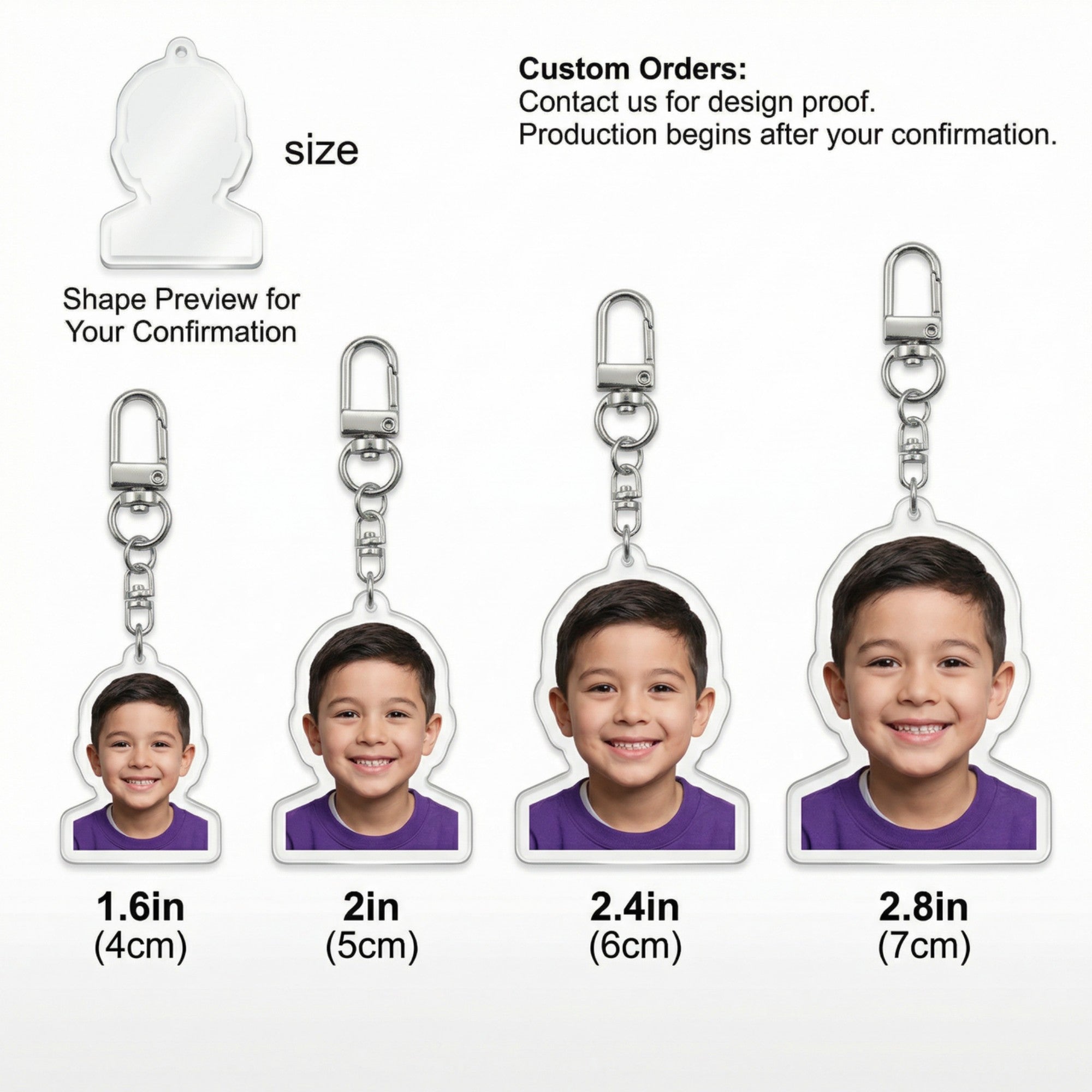 Llavero de foto personalizado