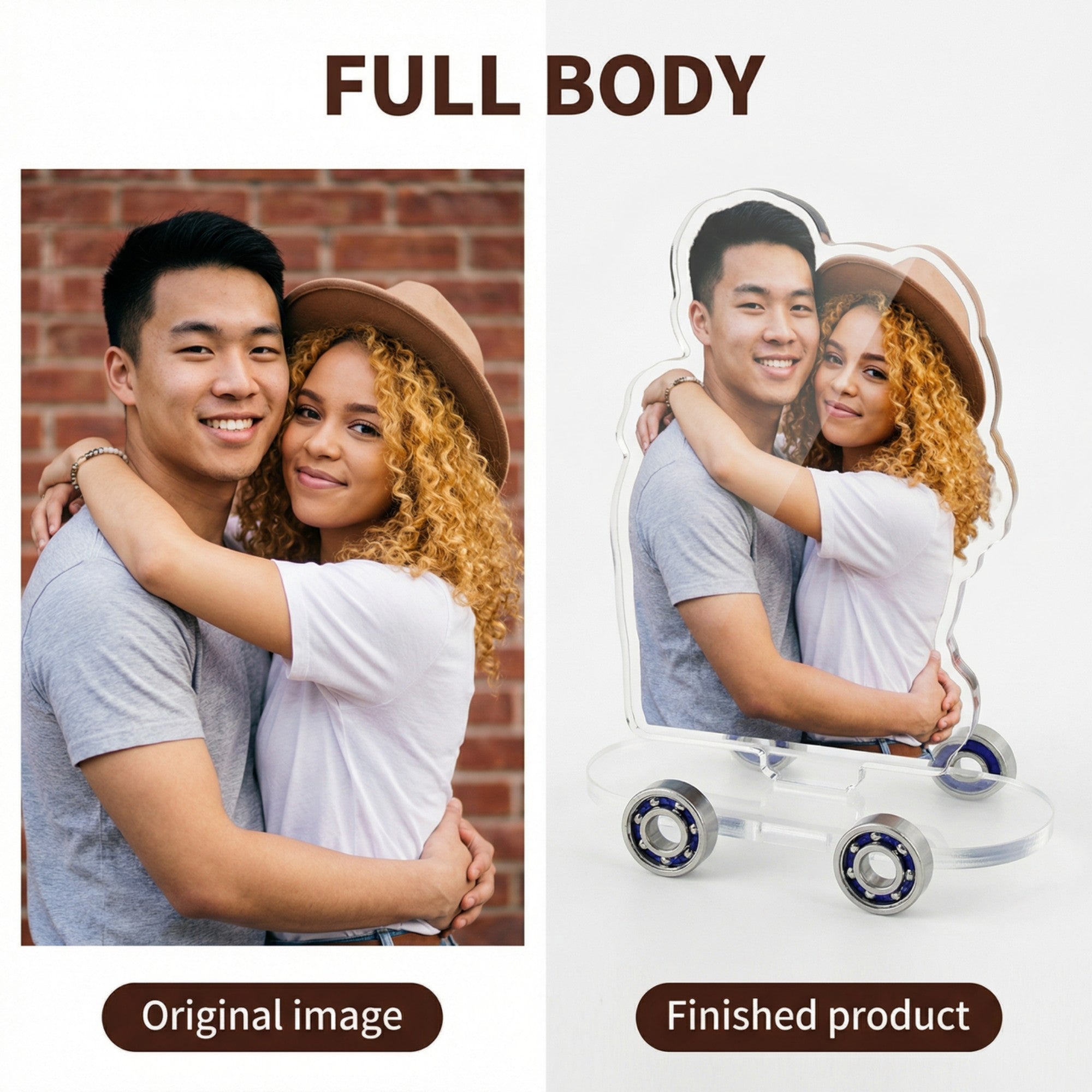 Figurita de acrílico personalizada