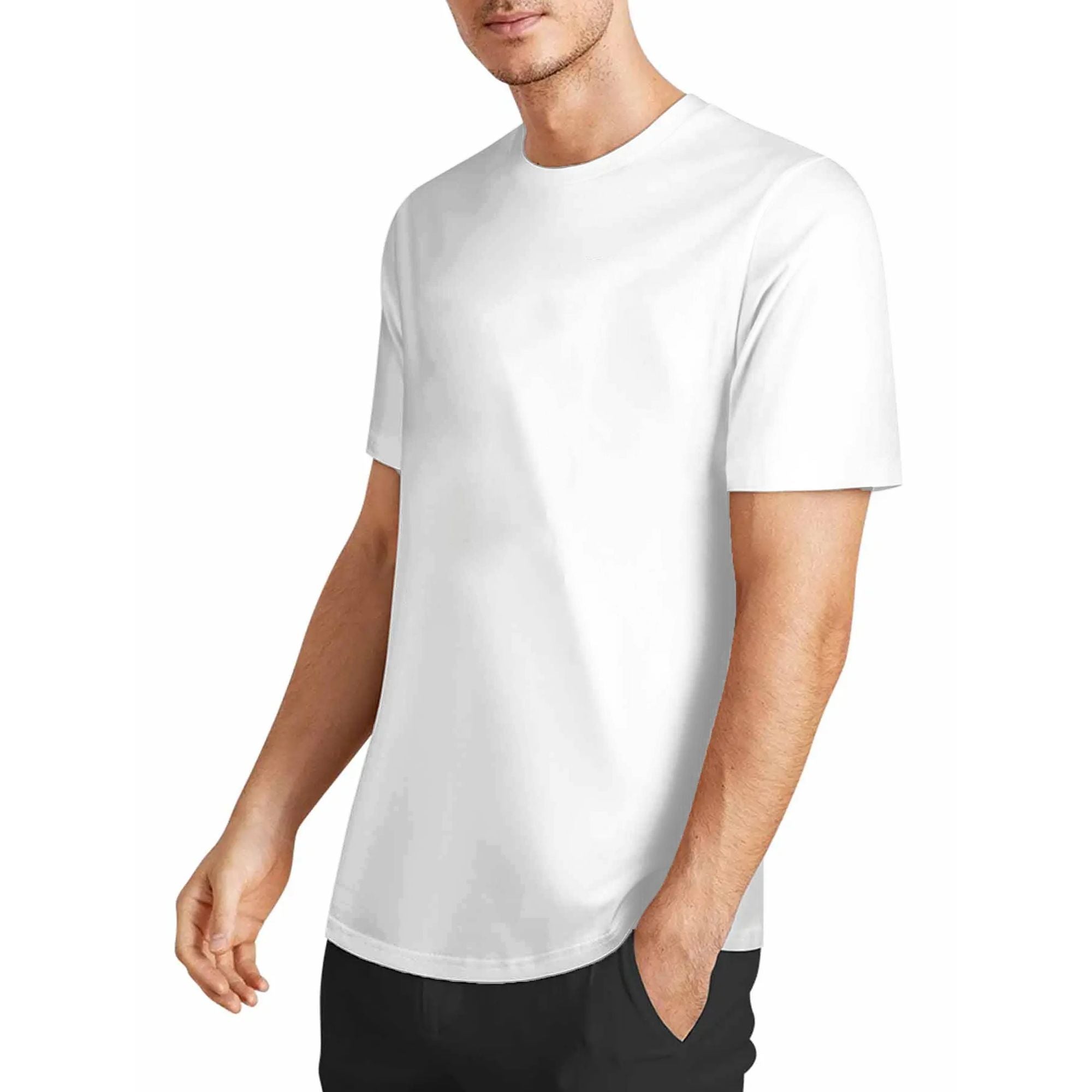Men Single Side Custom Printed Cotton T-Shirt