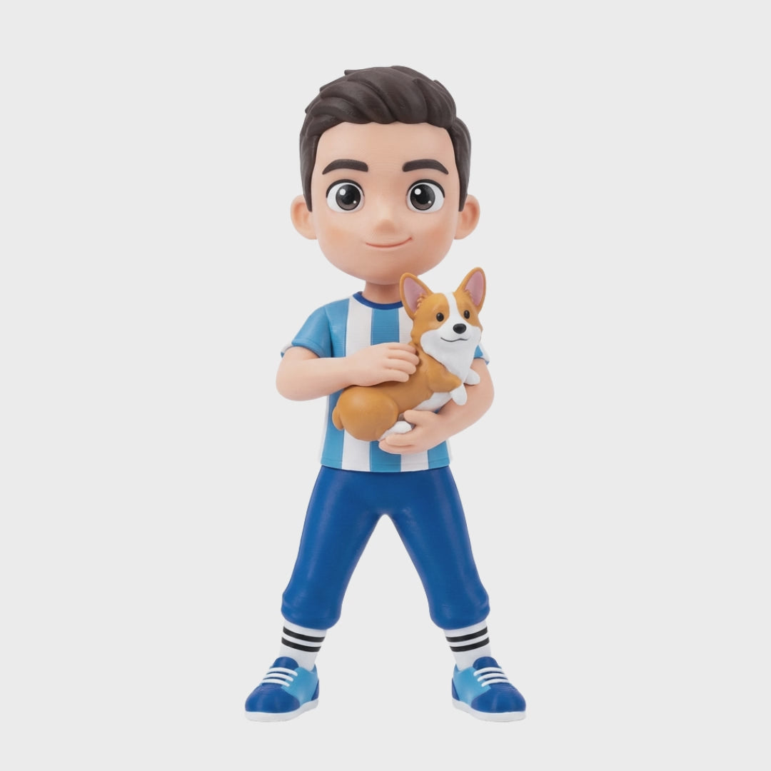 3D Cartoon Character & Pet Figurine Ornament